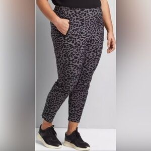 Lane Bryant On The Go Leopard Ankle Pant